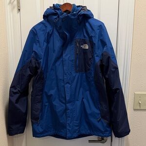 The North Face Two-Tone Hyvent Triclimate Blue Ski Jacket